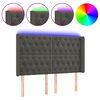 vidaXL s&ouml;t&eacute;tsz&uuml;rke b&aacute;rsony LED-es fejt&aacute;mla 163x16x118/128 cm