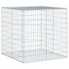 vidaXL horganyzott vas gabion kos&aacute;r fed&eacute;llel 100 x 100 x 100 cm