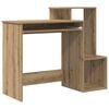 vidaXL Asztal fi&oacute;kkal Artisan t&ouml;lgy 106 x 41 x 88.5 cm Faanyag