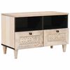 vidaXL TV egys&eacute;gek fi&oacute;kkal polcokkal Feh&eacute;r 70 x 33 x 46 cm Faanyag