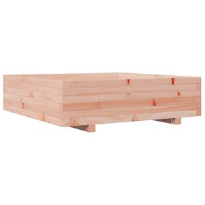 vidaXL t&ouml;m&ouml;r dugl&aacute;szfenyő kerti vir&aacute;gl&aacute;da 90 x 90 x 26,5 cm