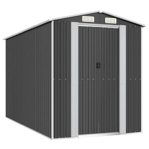 vidaXL antracitsz&uuml;rke horganyzott ac&eacute;l kerti f&eacute;szer 192 x 357 x 223 cm