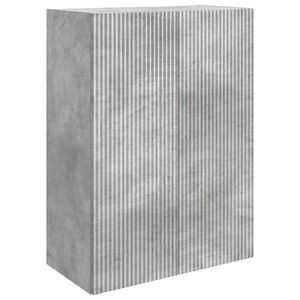 vidaXL Fali szekr&eacute;ny Betonsz&uuml;rke 66 x 34,5 x 90 cm Szerelt Fa