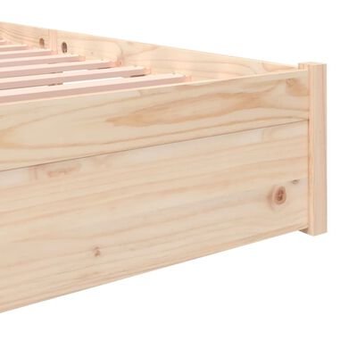 vidaXL tömör fa ágykeret 200x200 cm