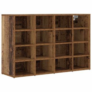 vidaXL Cipőszekr&eacute;ny 103 x 30 x 67 cm Szerelt Fa Antik Fa