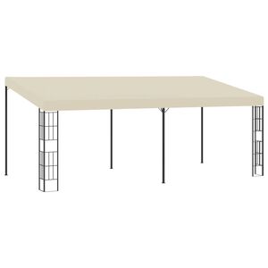 vidaXL kr&eacute;msz&iacute;nű falra szerelhető sz&ouml;vetpavilon 3 x 6 m