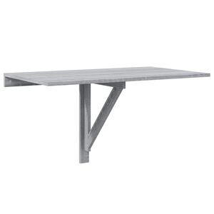 vidaXL sz&uuml;rke sonoma szerelt fa &ouml;sszecsukhat&oacute; fali asztal 100x60x56 cm