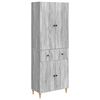 vidaXL Szekr&eacute;ny szett 2 pcs 66 x 34,5 x 90 cm Szerelt Fa