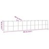 vidaXL szürke horganyzott acél kerti magaságyás 396x100x68 cm