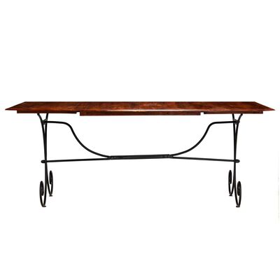 vidaXL tömör fa étkezőasztal mézszínű felülettel 200 x 100 x 76 cm