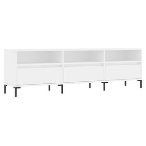vidaXL feh&eacute;r szerelt fa TV-szekr&eacute;ny 150 x 30 x 44,5 cm