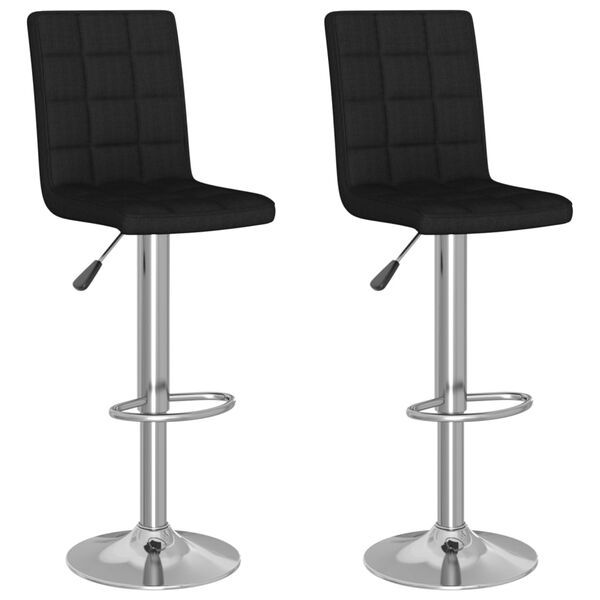 vidaXL 2 db fekete sz&ouml;vet b&aacute;rsz&eacute;k