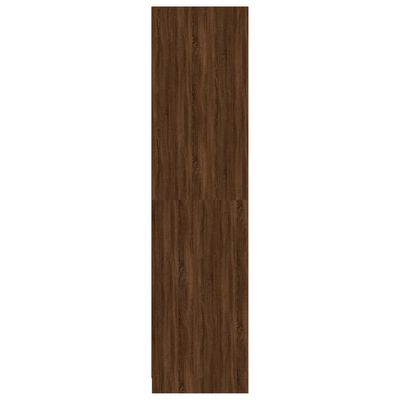 vidaXL barna tölgy színű szerelt fa ruhásszekrény 100 x 50 x 200 cm
