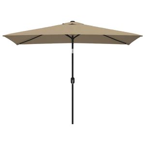 vidaXL t&oacute;psz&iacute;nű k&uuml;lt&eacute;ri napernyő f&eacute;mr&uacute;ddal 300x200 cm
