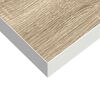 vidaXL t&ouml;lgysz&iacute;nű &eacute;s feh&eacute;r MDF lebegő fali polc 50 x 23 x 3,8 cm