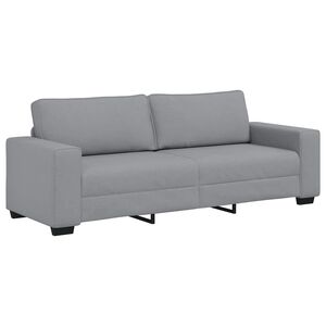 vidaXL 3 szem&eacute;lyes vil&aacute;gossz&uuml;rke sz&ouml;vet kanap&eacute; 220x77x82 cm