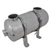 vidaXL Medence hőcser&eacute;lő 355 x 134 mm 40 kW