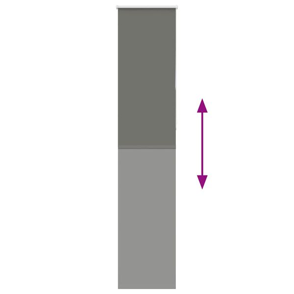 vidaXL redőny Blackout 40x230 cm sz&ouml;vetsz&eacute;less&eacute;g 35,7 cm poli&eacute;szter