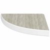 vidaXL 2 db t&ouml;lgysz&iacute;nű &eacute;s feh&eacute;r MDF fali sarokpolc 35 x 35 x 3,8 cm