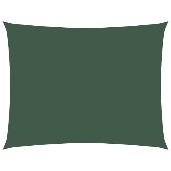 vidaXL sötétzöld téglalap alakú oxford-szövet napvitorla 2,5 x 3,5 m