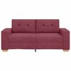 vidaXL borv&ouml;r&ouml;s sz&ouml;vet loveseat kanap&eacute; 140 cm