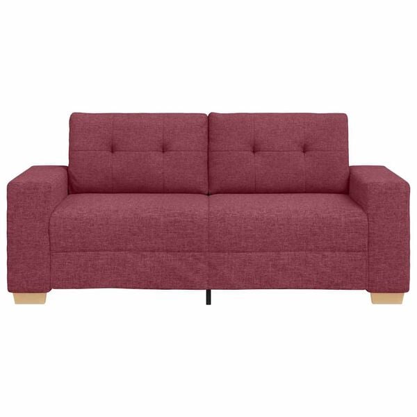 vidaXL borv&ouml;r&ouml;s sz&ouml;vet loveseat kanap&eacute; 140 cm