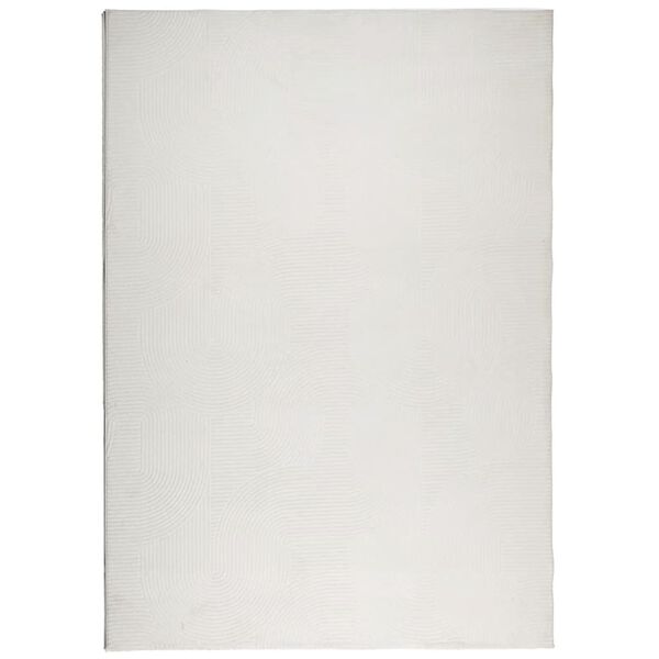 vidaXL IZA kr&eacute;msz&iacute;nű r&ouml;vid sz&aacute;l&uacute; skandin&aacute;v st&iacute;lus&uacute; szőnyeg 160x230 cm