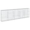 vidaXL horganyzott vas gabion kos&aacute;r fed&eacute;llel 500 x 50 x 150 cm