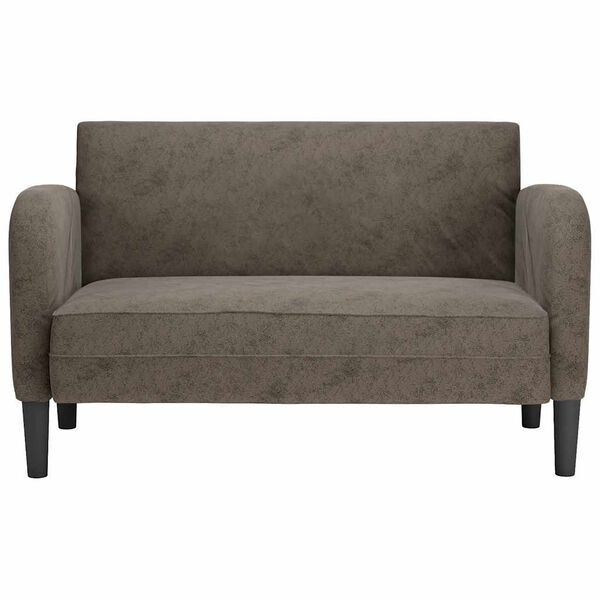 vidaXL s&ouml;t&eacute;tsz&uuml;rke műbőr Loveseat kanap&eacute; 110 cm
