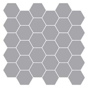 vidaXL Hatsz&ouml;gletű csempe 10 pcs Sz&uuml;rke 30 x 30 cm Poliuret&aacute;n &eacute;s PET