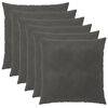 vidaXL P&aacute;rna huzat 6 pcs HEERLEN S&ouml;t&eacute;tsz&uuml;rke 65 x 65 cm B&aacute;rsony
