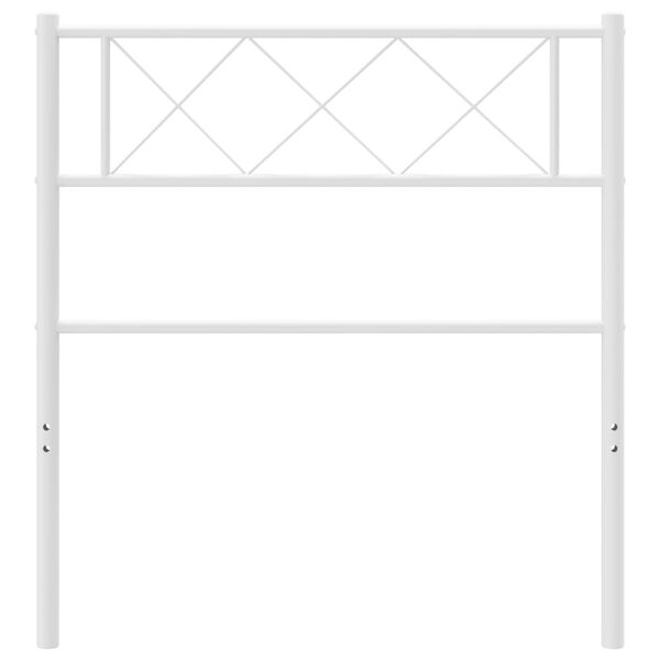 vidaXL feh&eacute;r f&eacute;m fejt&aacute;mla 75 cm