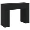 vidaXL Doh&aacute;nyz&oacute;asztal Fekete 102 x 35 x 75 cm Szerelt Fa