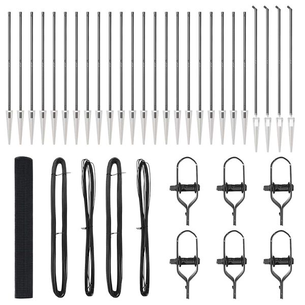 vidaXL Ker&iacute;t&eacute;soszlop Sz&uuml;rke 50 x 1,4 m (12 x 12 mm h&aacute;l&oacute;) Ac&eacute;l &eacute;s PVC