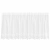 vidaXL Csipk&eacute;s F&uuml;gg&ouml;ny f&uuml;gg&ouml;ny&ouml;kkel Feh&eacute;r 80 x 300 cm Poli&eacute;szter
