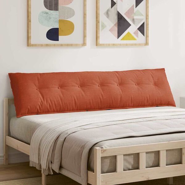 vidaXL H&aacute;tp&aacute;rna Piros Narancs 200 x 50 cm B&aacute;rsonyos sz&ouml;vet