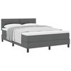 vidaXL Boxspring &aacute;gy matraccal S&ouml;t&eacute;tsz&uuml;rke 140 x 200 cm sz&ouml;vet