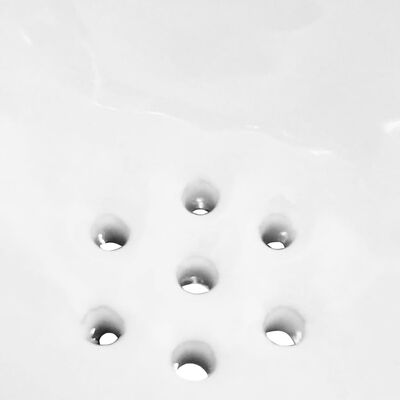 vidaXL fehér falra szerelhető kerámiapiszoár öblítőszeleppel
