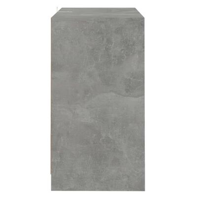vidaXL betonszürke forgácslap tálalószekrény 70 x 41 x 75 cm