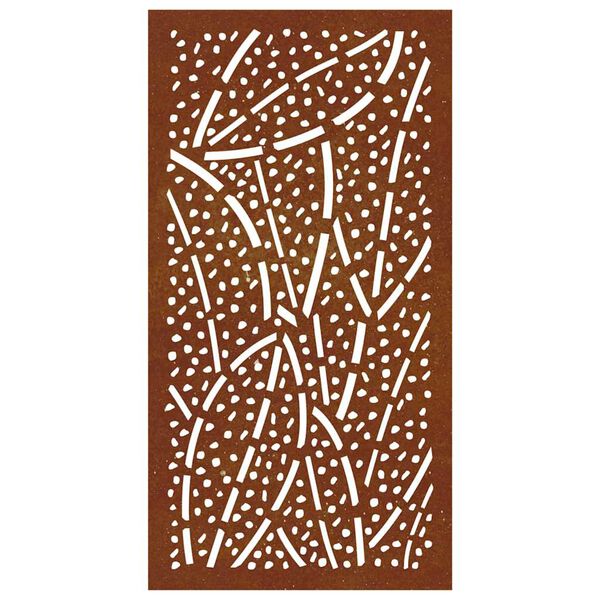 vidaXL lev&eacute;lmint&aacute;s corten ac&eacute;l kerti fald&iacute;sz 105 x 55 cm