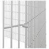 vidaXL 10 paneles horganyzott vas szabadon álló állatketrec 54 x 60 cm