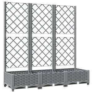 vidaXL vil&aacute;gossz&uuml;rke PP r&aacute;csos kerti &uuml;ltetől&aacute;da 120 x 40 x 121,5 cm