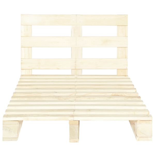 vidaXL t&ouml;m&ouml;r fenyőfa raklap &aacute;gykeret 120 x 200 cm