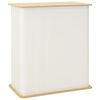 vidaXL Ki&aacute;ll&iacute;t&aacute;si pult Vil&aacute;gosbarna &eacute;s Feh&eacute;r 80 x 40 x 93 cm
