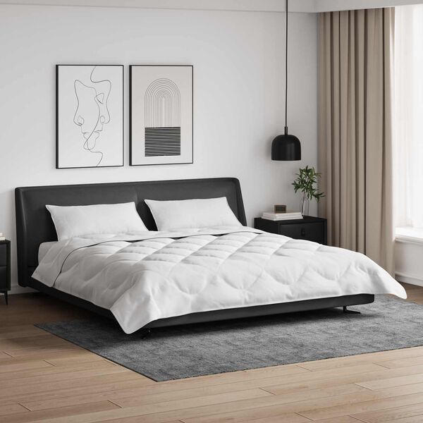 vidaXL Paplan p&aacute;rn&aacute;val 3 pcs Feh&eacute;r Mikrosz&aacute;las