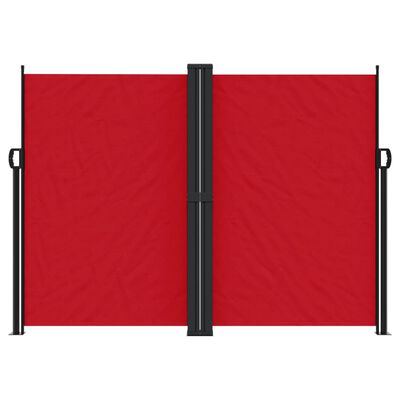 vidaXL piros behúzható oldalsó napellenző 180 x 600 cm