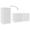 vidaXL 2 db fehér szerelt fa TV-szekrény 72 x 35 x 36,5 cm