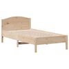 vidaXL t&ouml;m&ouml;r fenyőfa &aacute;gykeret matrac n&eacute;lk&uuml;l 90 x 190 cm
