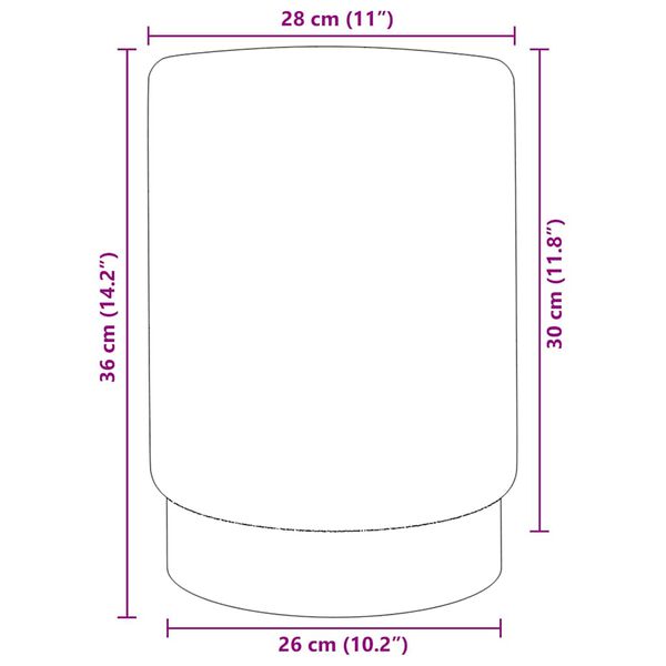 vidaXL világoskék és aranyszínű bársony ülőke 28 x 36 cm