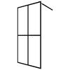 vidaXL hom&aacute;lyos&iacute;tott edzett &uuml;veg zuhanyfal 118 x 190 cm